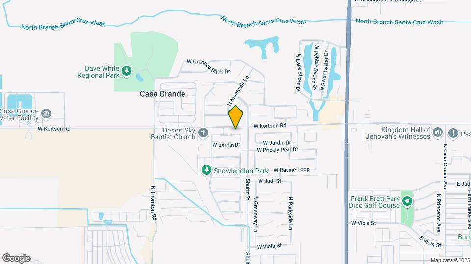 738 W Kingman Dr Map and Location Details