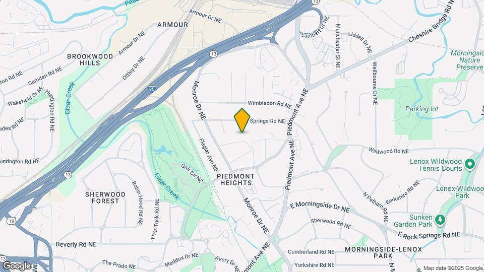 782 Piedmont Way NE Map and Location Details