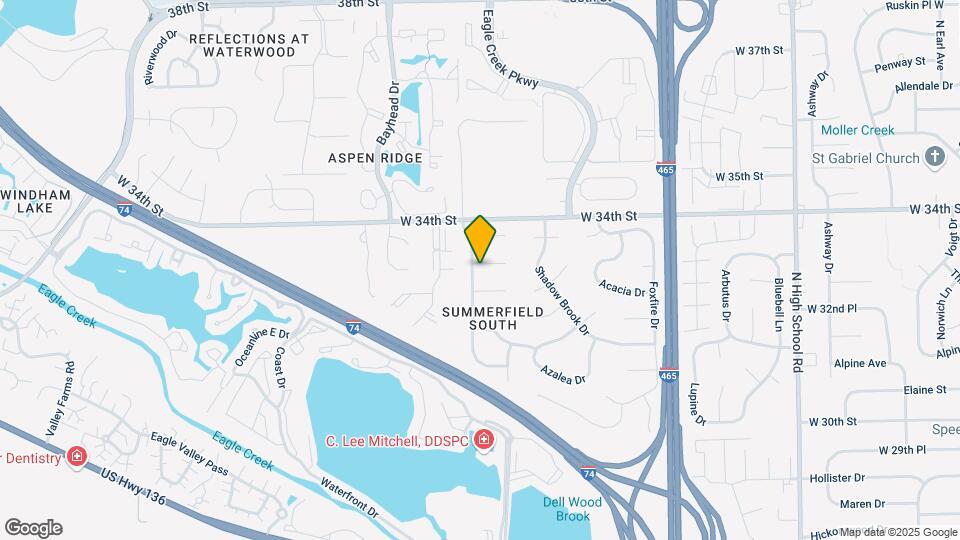 6945 Deerbrook Ct Map and Location Details
