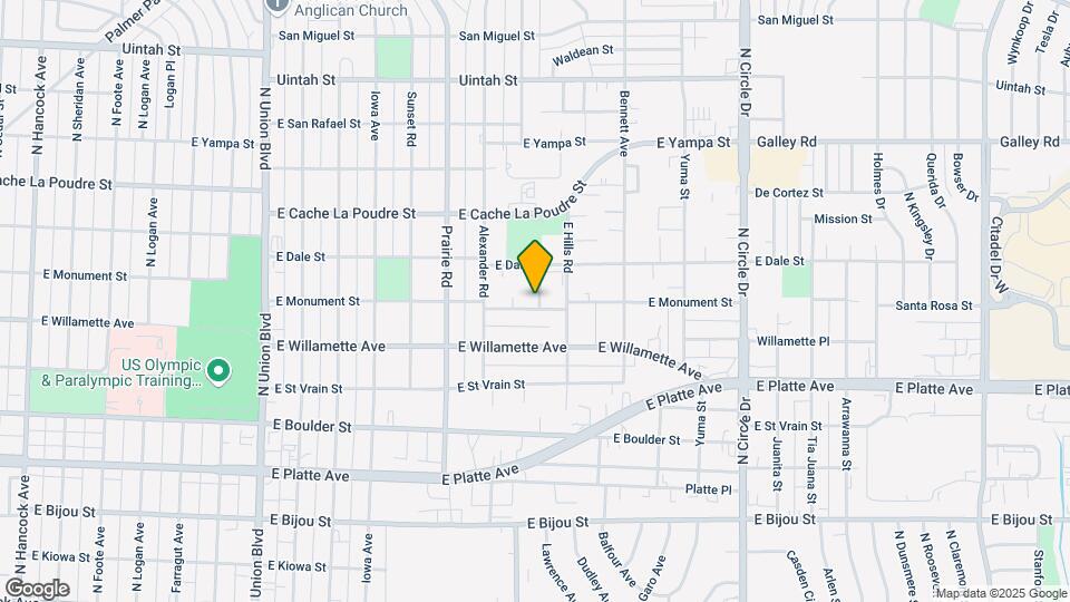 2430 E Monument St-Unit -1 Map and Location Details