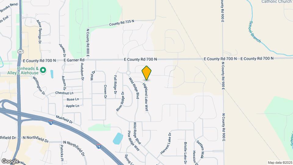 1239 Highland Lake Way Map and Location Details