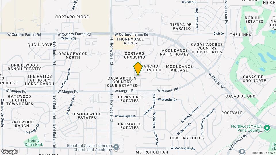 3588 W Camino De Talia Map and Location Details