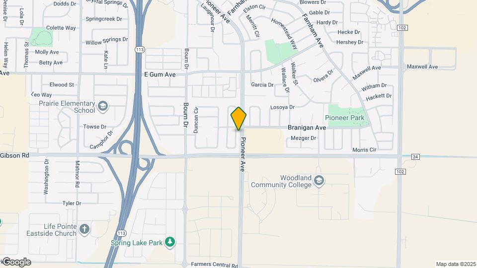 1072 Barnes Cir Map and Location Details