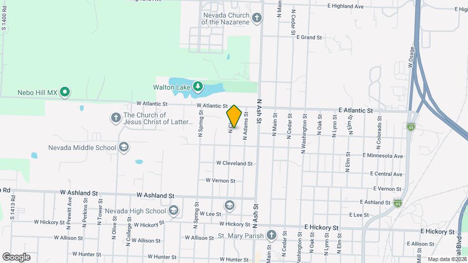 1116 N Clay St Map and Location Details