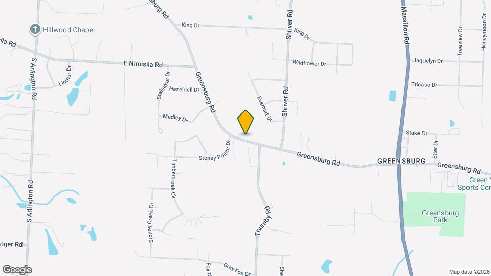 1879 Greensburg Rd Map and Location Details