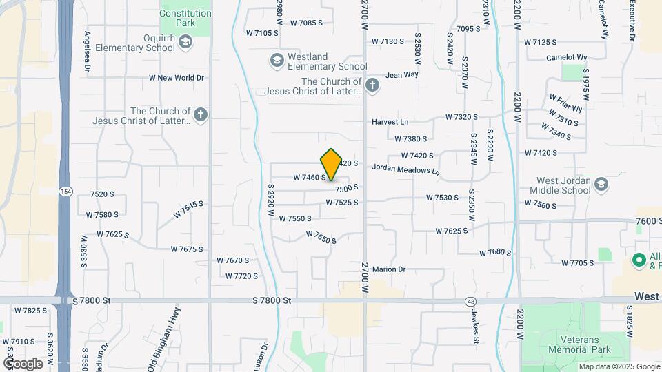 2772 W 7500 S, Unit Main House Map and Location Details