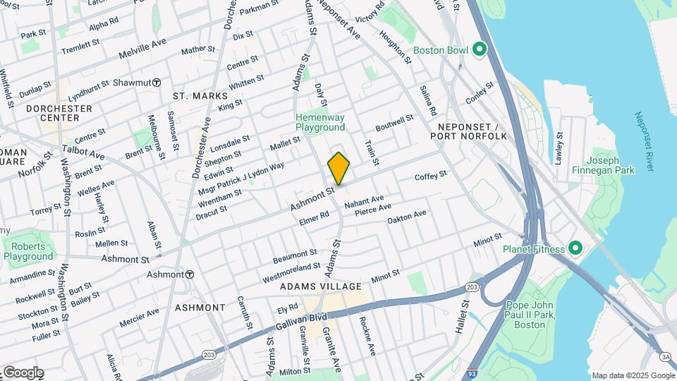 447 Ashmont St Map and Location Details