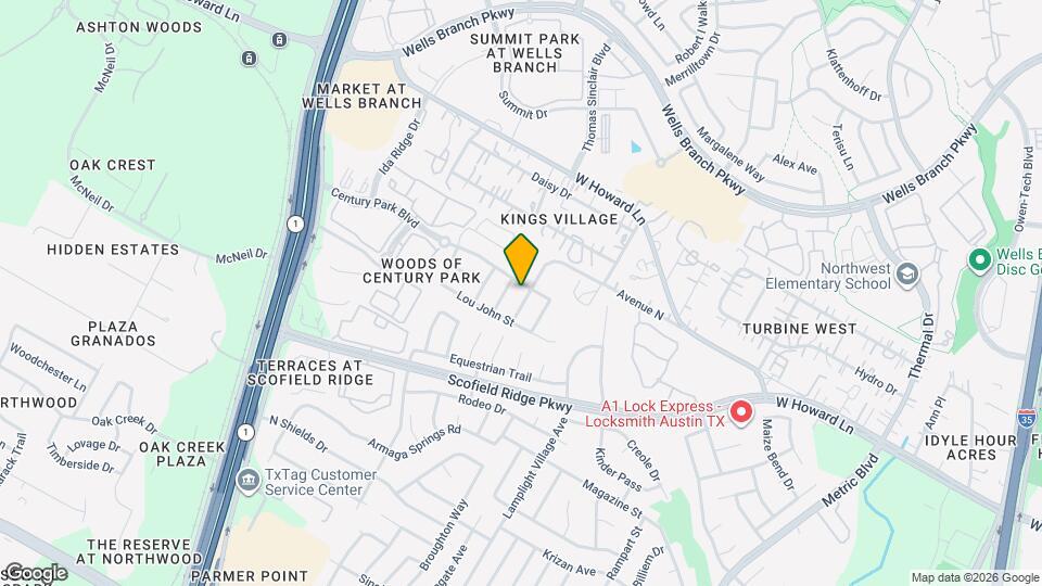 2504 Avenue N Map and Location Details