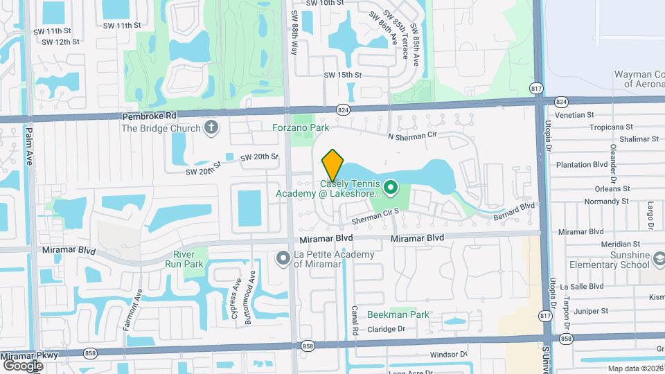 2123 SW 87th Terrace Map and Location Details