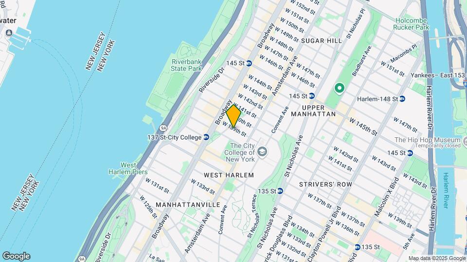 526 W 139th St Map and Location Details
