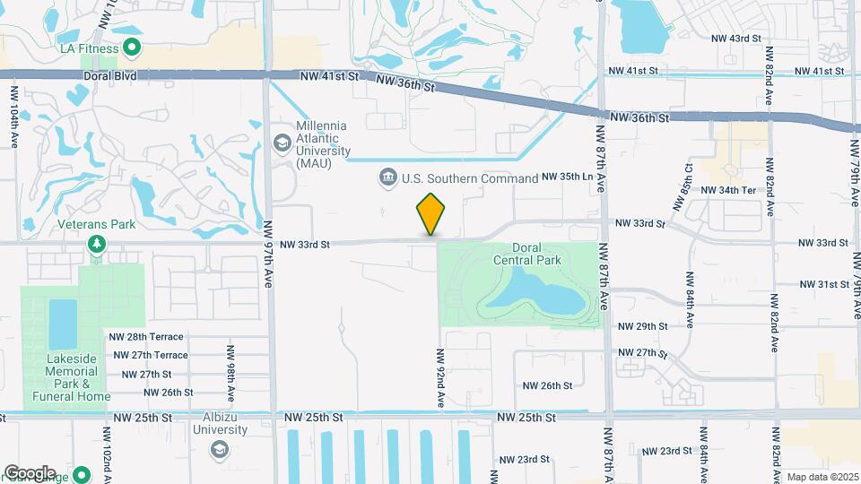 9108 NW 33rd St Map and Location Details