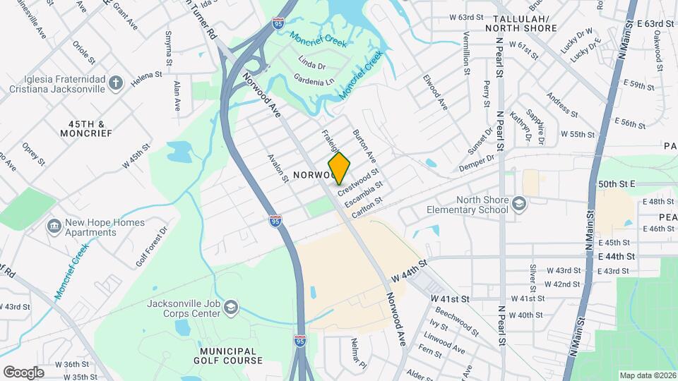 843 Crestwood St Map and Location Details