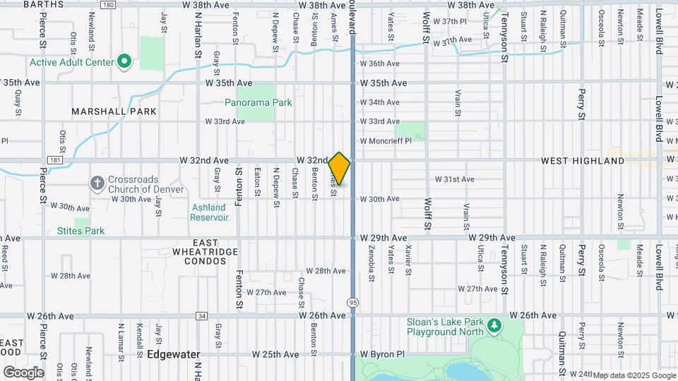 3048 AMES ST Map and Location Details