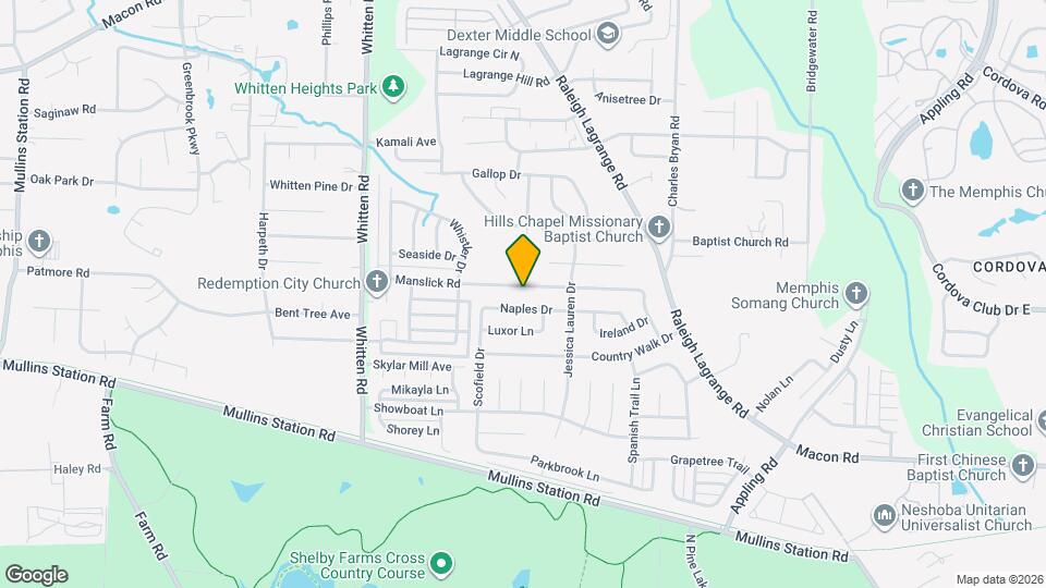 6967 Manslick Rd Map and Location Details