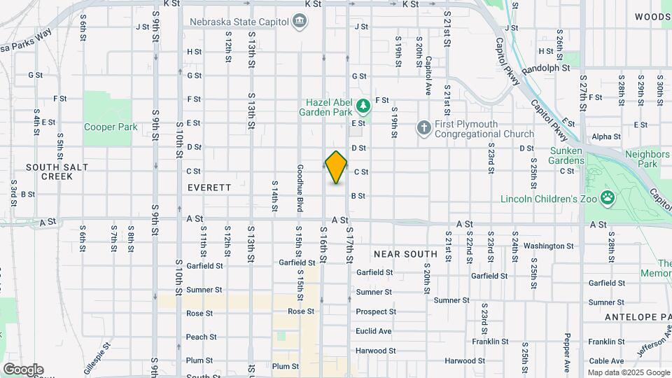 1626 B St Map and Location Details