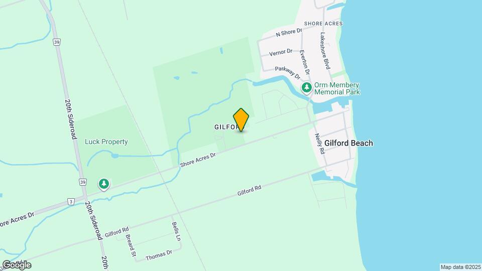 1252 Shore Acres Dr Map and Location Details