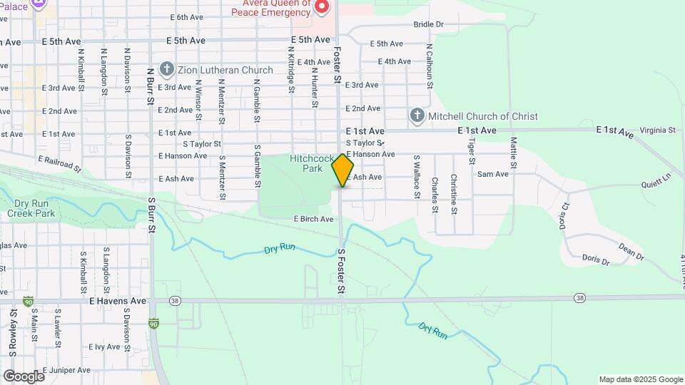 330 S Foster St Map and Location Details