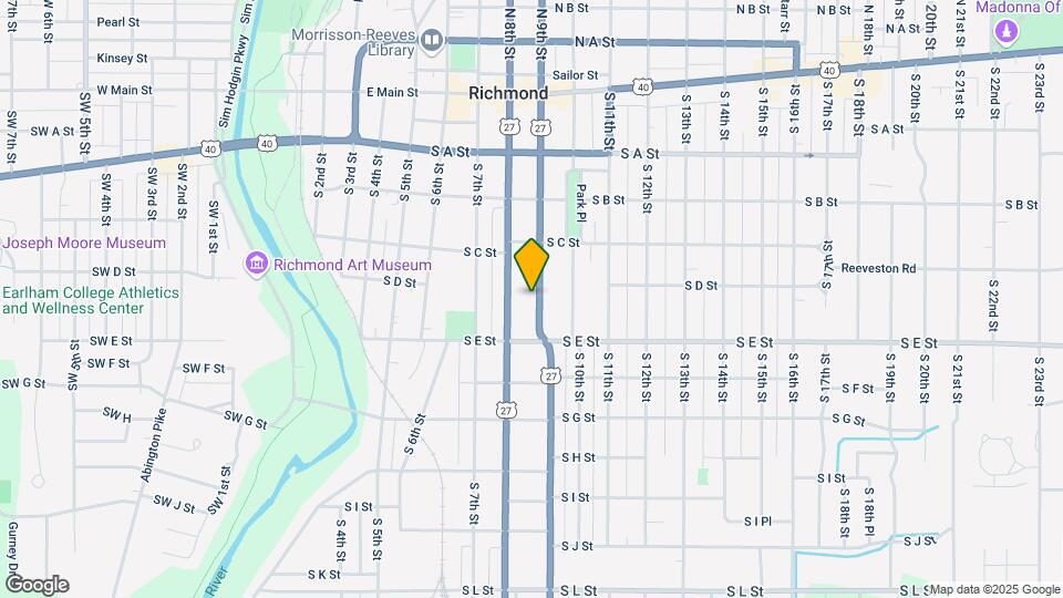 414 S 9th St Map and Location Details