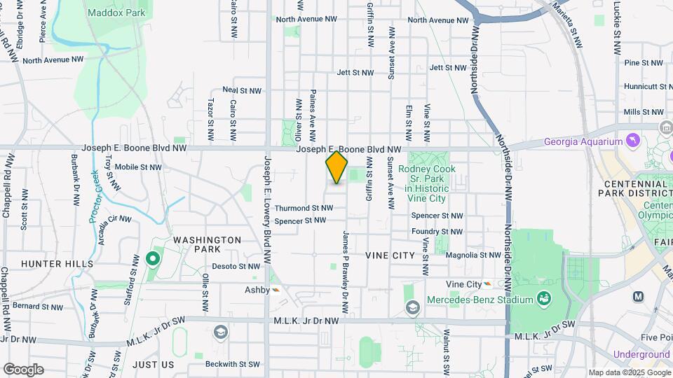 789 Chestnut Pl NW Map and Location Details
