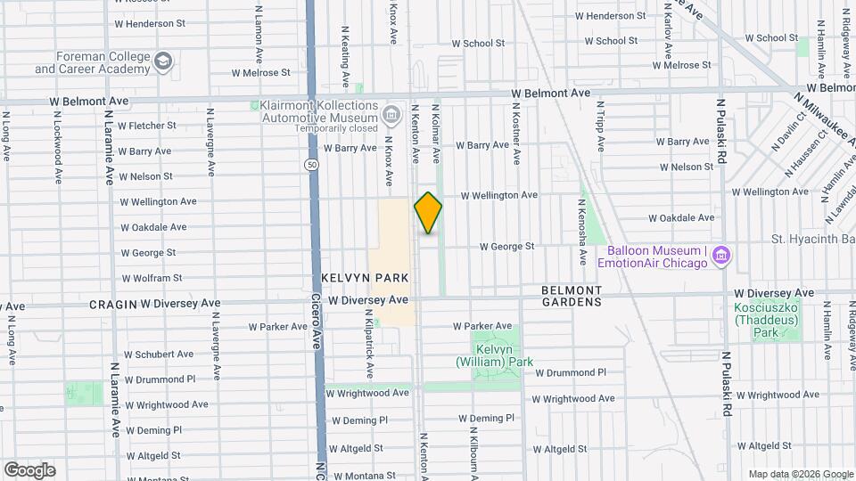 2900 N Kolmar Ave Map and Location Details