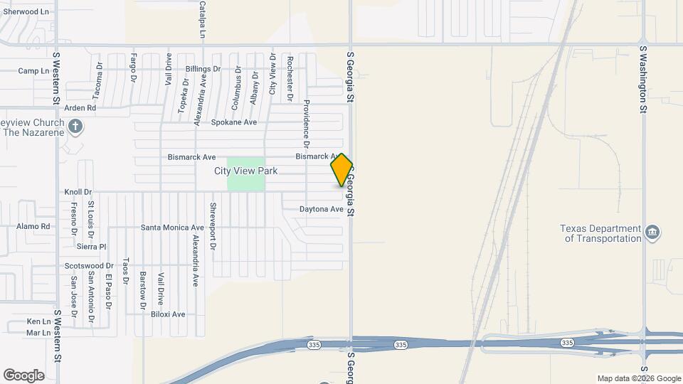 2701 Knoll Dr Map and Location Details