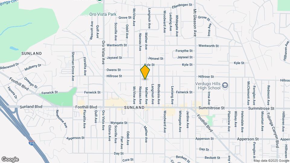 10645 Mather Ave Map and Location Details