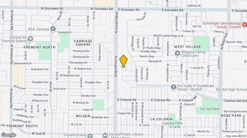 822 Belleza Dr Map and Location Details