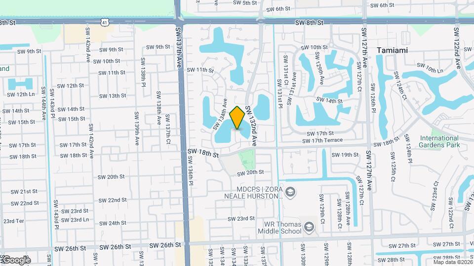 13241 SW 17th Ln Map and Location Details