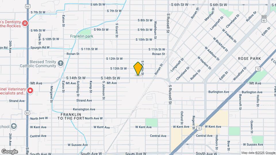 1720 S 14th St W Map and Location Details