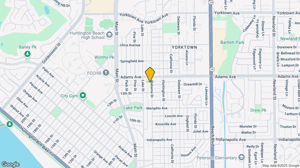 1601 Alabama St, Unit A Map and Location Details