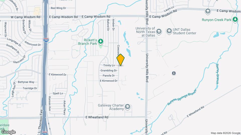 7622 Concordia Ln Map and Location Details