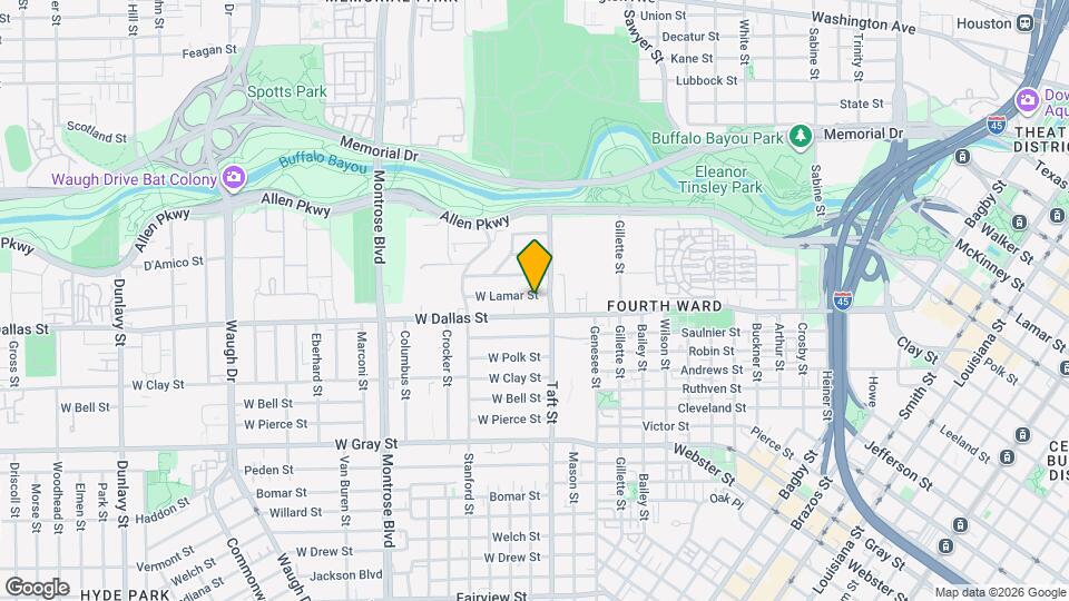 1909 W Lamar St Map and Location Details