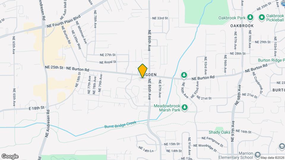 8416 NE Starflower Ct Map and Location Details