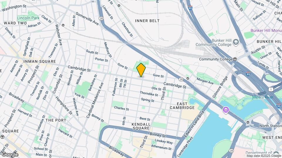 441 Cambridge St, Unit 7 Map and Location Details