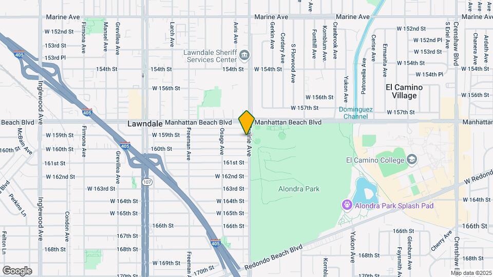 15903 Prairie Ave Mapa y Detalles de la Ubicación