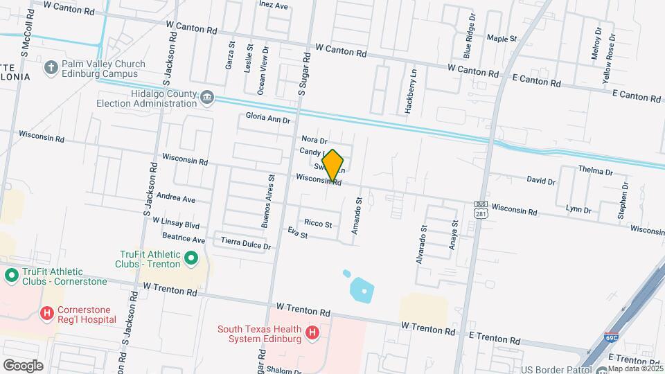 3502 Samgar St Map and Location Details