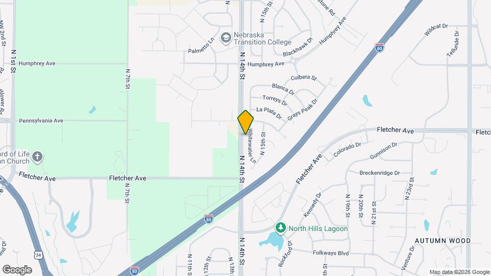 6241 Whitewater Ln Map and Location Details