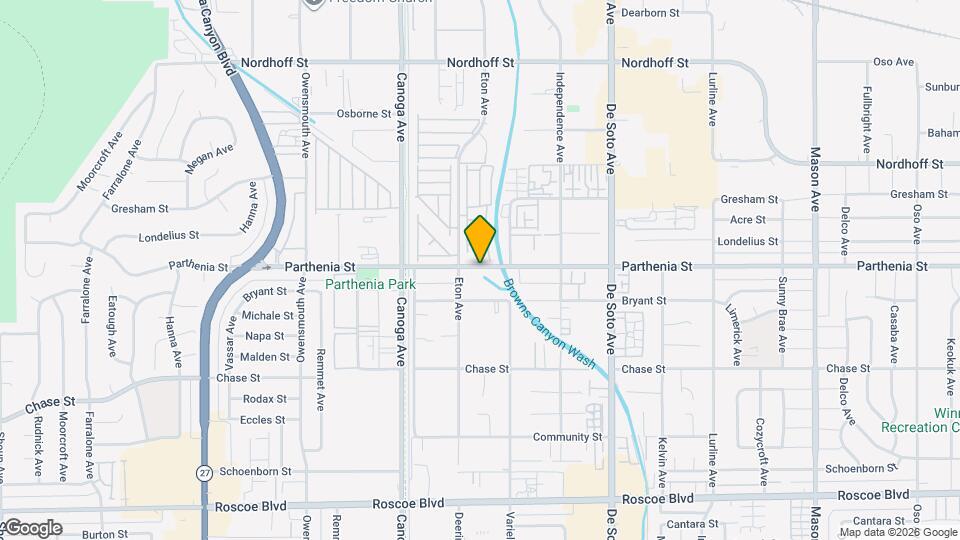 Parthenia Townhouses Apartment Map and Location Details