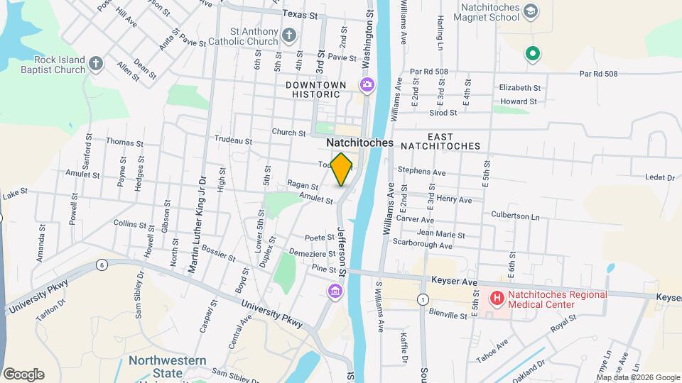 416 Jefferson St, Unit Guest House Mapa y Detalles de la Ubicación