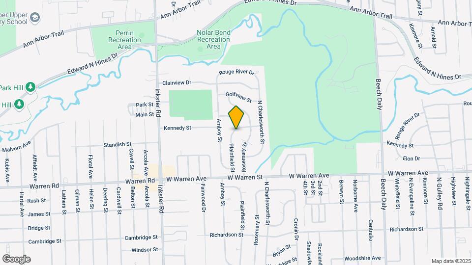 7486 Plainfield St Map and Location Details