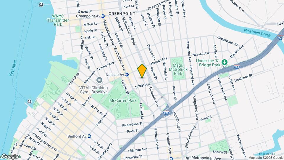 103 1/2 Eckford St Map and Location Details
