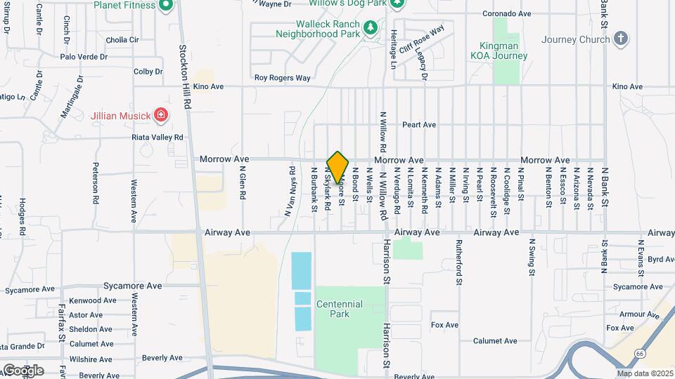 3571 N Moore St Map and Location Details