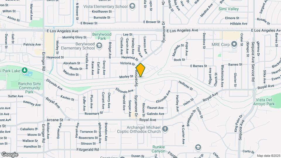 1577 Prather St Map and Location Details