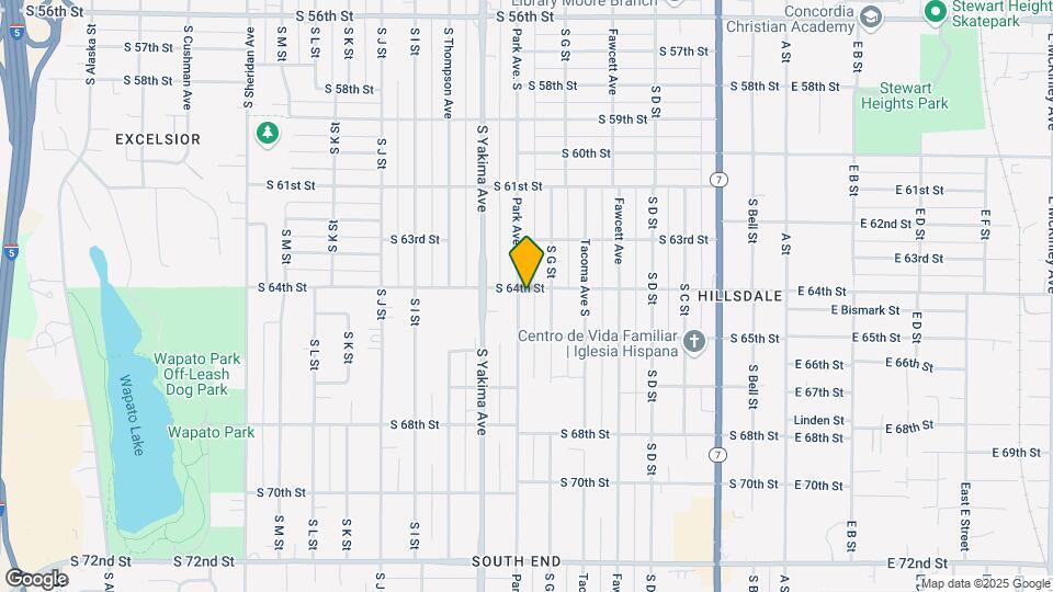 6401 S Park Ave, Unit C Map and Location Details