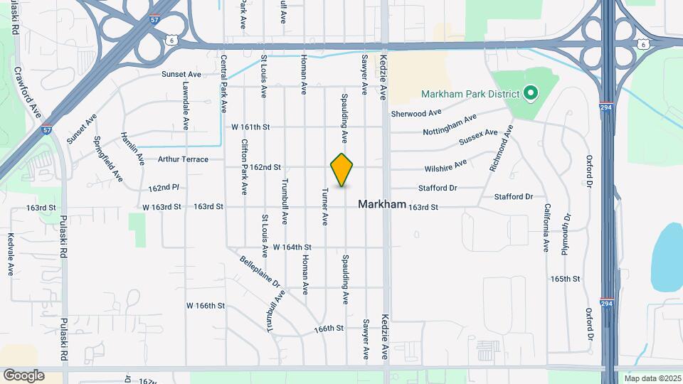 16236 Spaulding Ave Map and Location Details