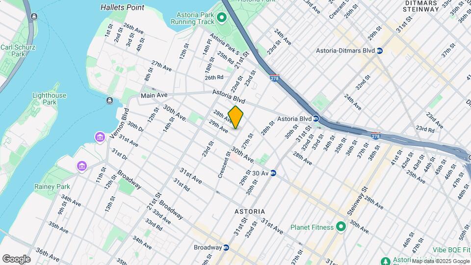 28-14 Crescent St Map and Location Details