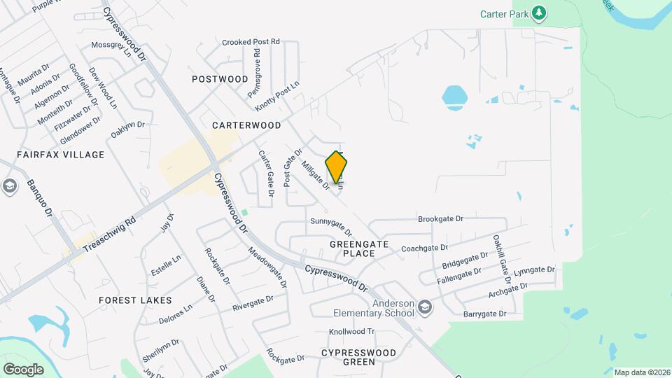 22730 Millgate Dr Map and Location Details