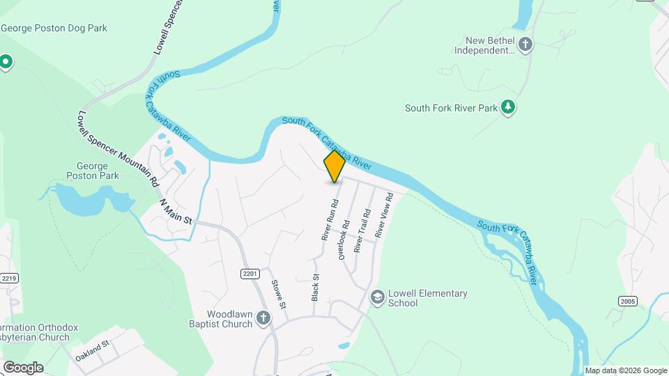 1425 River Run Rd Map and Location Details