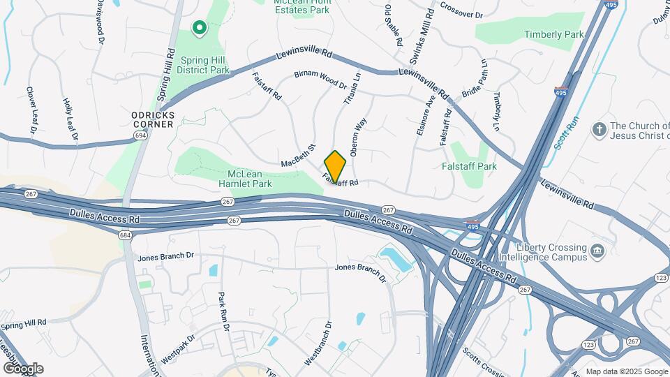7917 Falstaff Rd Map and Location Details