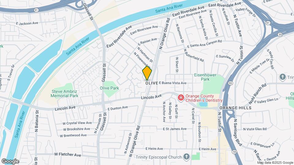 2931 N Santa Fe Pl Map and Location Details